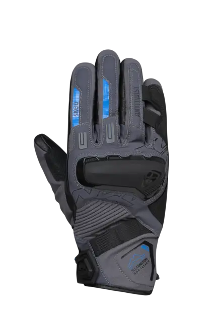 Ixon MS Skeid Adv.Hanske Sort/Blå M Laminert Adv.hanske Ultra komfortabel 