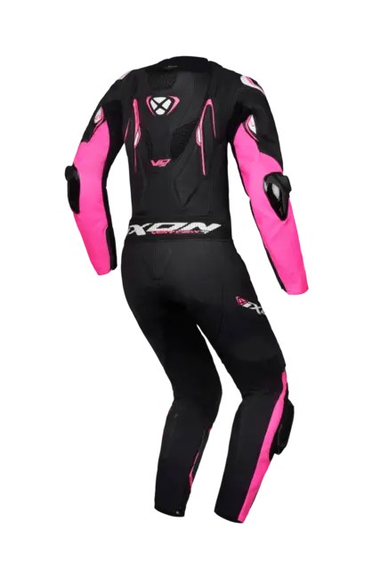 Ixon Vortex 3 Dame Race Sort/rosa S Hel racingdress stretch ventilert 
