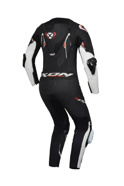 Ixon Vortex 3 Racing Sort/hvit S Racingdress ventilert Airbag ready 