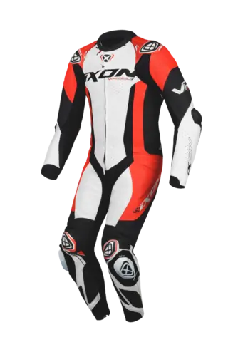 Ixon Vortex 3 Racing Sort/rød Racingdress ventilert Airbag ready
