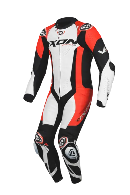 Ixon Vortex 3 Racing Sort/rød XL Racingdress ventilert Airbag ready 