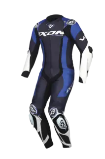 Ixon Vortex 3 Racing Sort/bl&#229; Racingdress ventilert Airbag ready