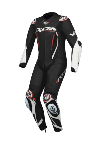 Ixon Vortex 3 Jr.Racing Sort/hvit Hel racingdress stretch ventilert
