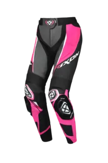 Ixon Vortex 3 Bukse Dame Sort/Fushia 2-delt racing skinndress