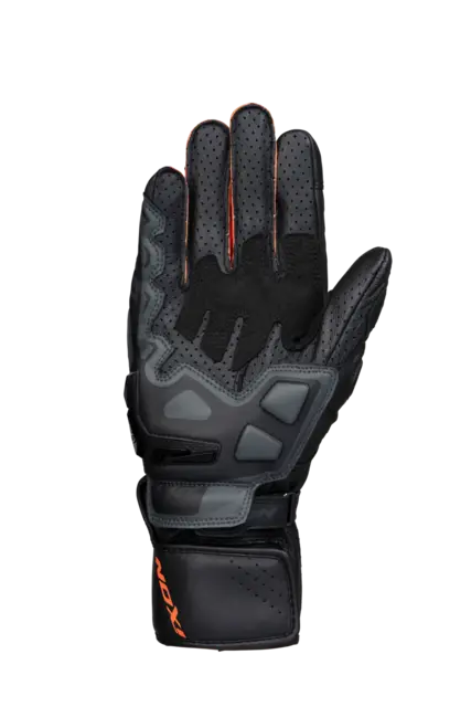 Ixon GP5 Air Hanske Sort/oransj 2XL Sport/racing perforert geiteskinn 