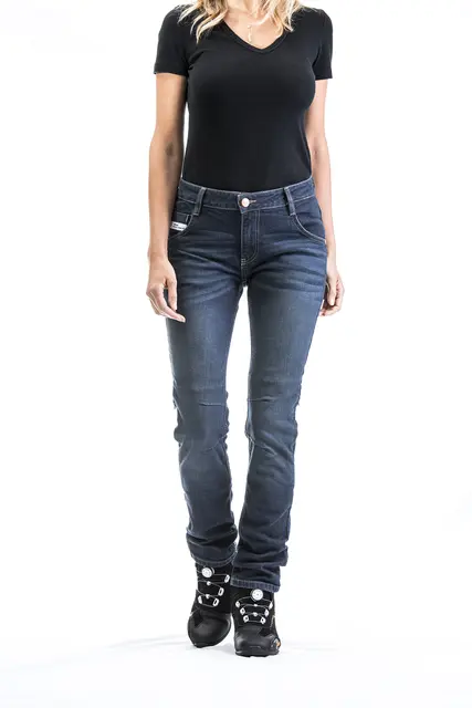 Ixon Mikki Cordura Denim MC Bukse Blå Str 2XL