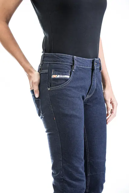 Ixon Mikki Cordura Denim MC Bukse Navy Str M