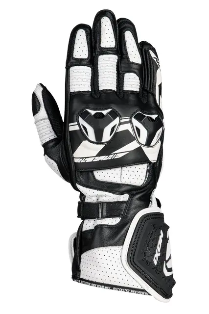 Ixon RS Alpha MC Hansker Sort/Hvit