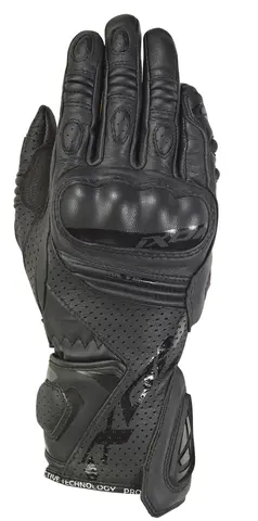 Ixon RS Tempo MC Hansker Dame  Air Sort Fullskinn Sport Flex Komfort Perforert