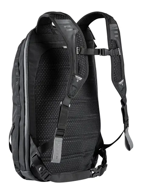 Ixon V-carrier 25 - Sort Str. 25 liter MC Ryggsekk m/regntrekk 