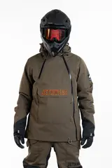 Jethwear - Flight Anorak, 40g Olive/Orange, S