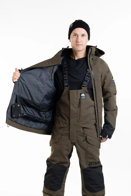 Jethwear - Flight Anorak, 40g Olive/Orange, S 