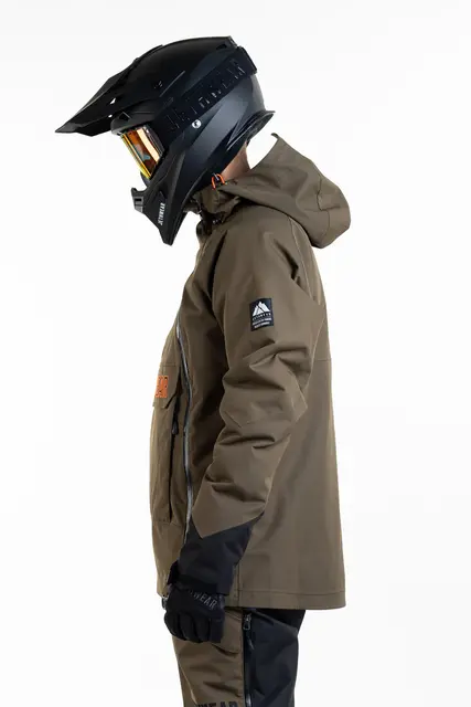 Jethwear - Flight Anorak, 40g Olive/Orange, S 