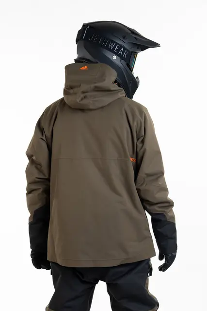 Jethwear - Flight Anorak, 40g Olive/Orange, S 