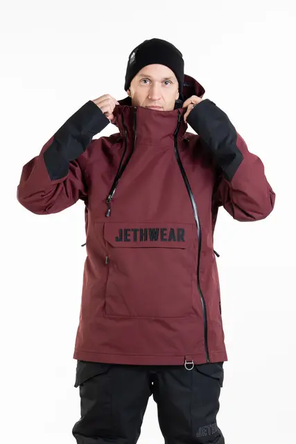 Jethwear - Flight Anorak, 40g Burgundy, S 