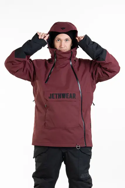Jethwear - Flight Anorak, 40g Burgundy, S 