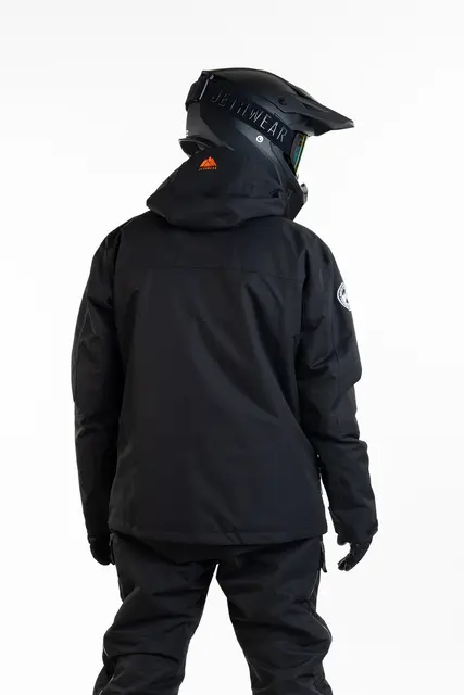 Jethwear - Venture Jakke  - SAFE Black/Orange, L 