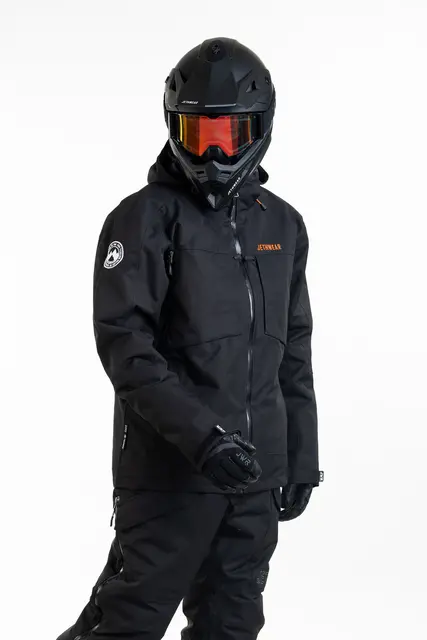 Jethwear - Venture Jakke  - SAFE Black/Orange, L 