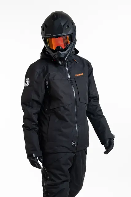 Jethwear - Venture Jakke  - SAFE Black/Orange, L 