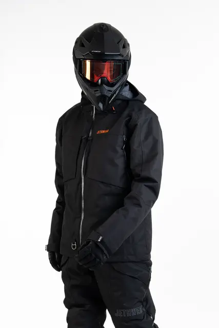 Jethwear - Venture Jakke  - SAFE Black/Orange, L 