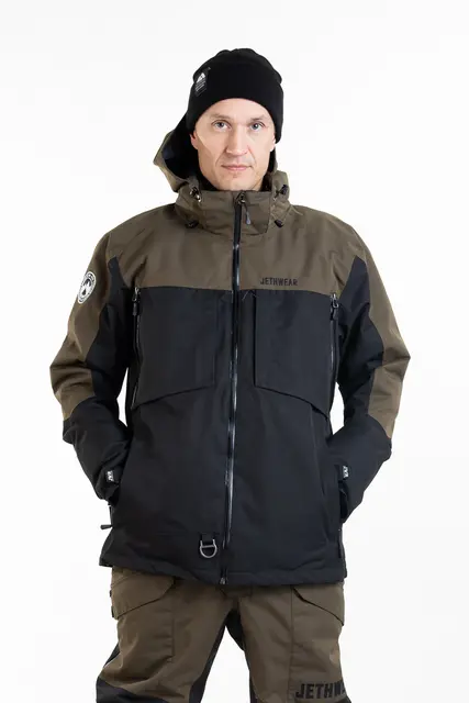 Jethwear - Venture Jakke  - SAFE Black/Olive, XS 