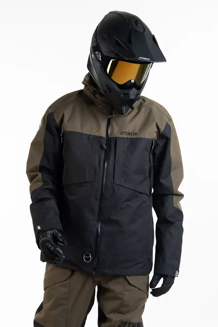 Jethwear - Venture Jakke  - SAFE Black/Olive, XS 