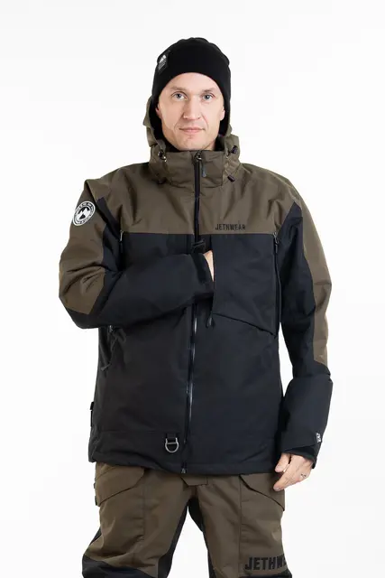 Jethwear - Venture Jakke  - SAFE Black/Olive, XS 