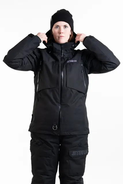 Jethwear - Venture Jakke  - SAFE Black/Purple, XS 