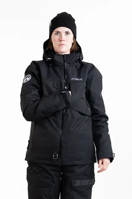 Jethwear - Venture Jakke  - SAFE Black/Purple, XS 