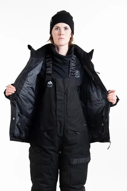 Jethwear - Venture Jakke  - SAFE Black/Purple, XS 