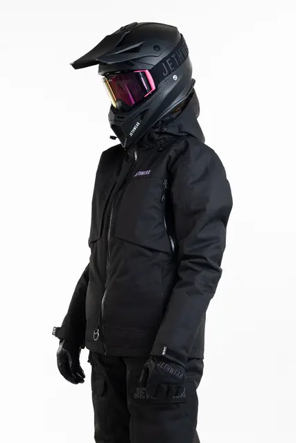 Jethwear - Venture Jakke  - SAFE Black/Purple, XS 
