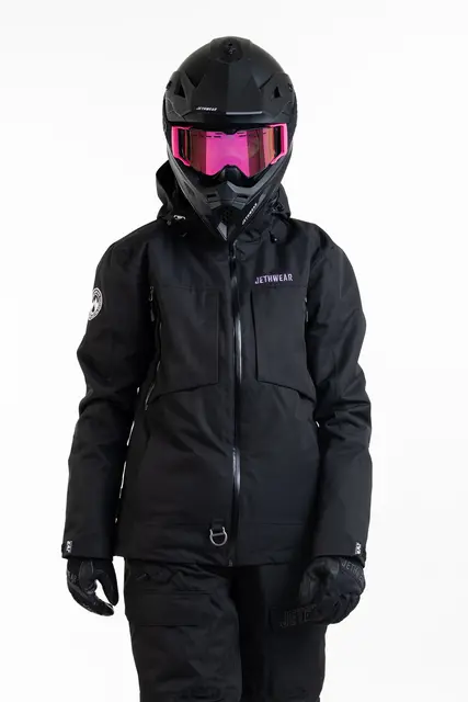Jethwear - Venture Jakke  - SAFE Black/Purple, XS 