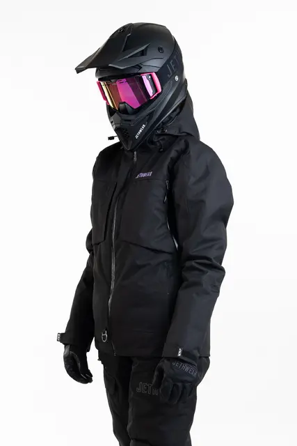 Jethwear - Venture Jakke  - SAFE Black/Purple, XS 