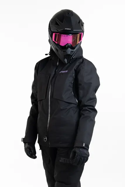 Jethwear - Venture Jakke  - SAFE Black/Purple, XS 