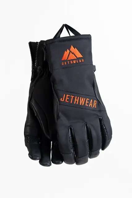 Jethwear - Empire Hansker Black/Orange, L 