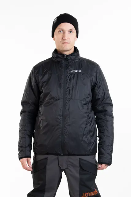 Jethwear - Adapt Jakke , 3in1 Black/Iron/Orange, L 