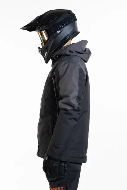 Jethwear - Adapt Jakke , 3in1 Black/Iron/Orange, L 