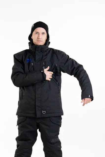 Jethwear - Adapt Jakke , 3in1 Black/Cobalt, M 