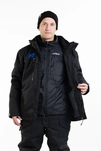 Jethwear - Adapt Jakke , 3in1 Black/Cobalt, M 