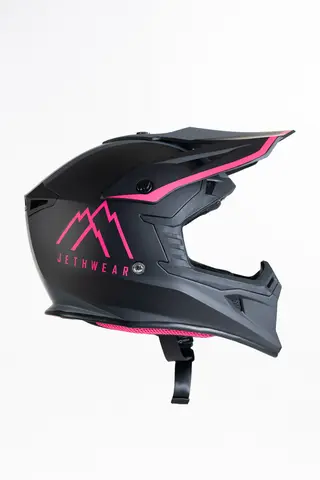Jethwear - Force Hjelm Black/Grey/Pink