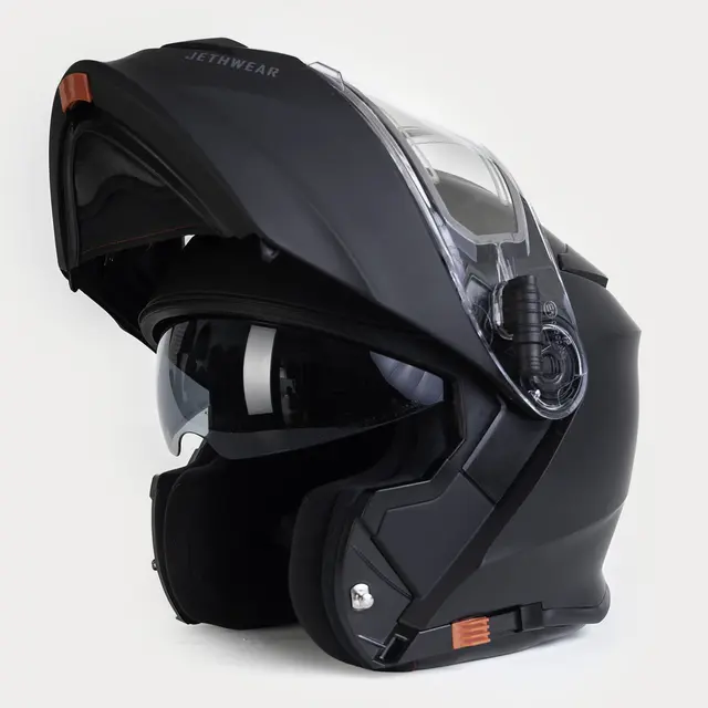 Jethwear - "Flip Up" Hjelm Black, L/60 