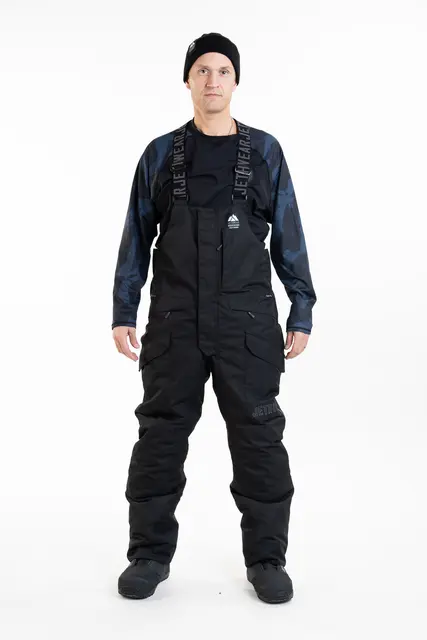 Jethwear - M's Treeline BIB-Bukse  Skall Black, L 