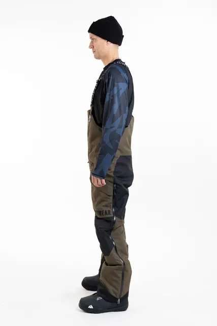 Jethwear - M's Treeline BIB-Bukse  Skall Olive, XS 