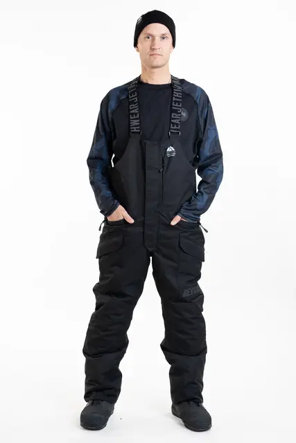Jethwear - M's Treeline BIB-Bukse -SAFE Black, L 