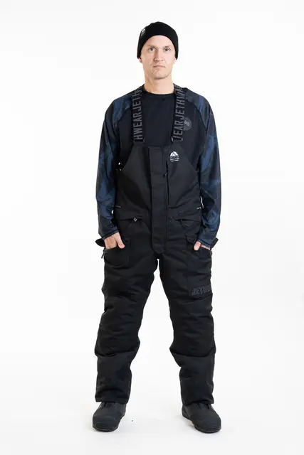 Jethwear - M's Treeline BIB-Bukse -SAFE Black, L 