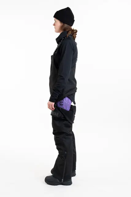 Jethwear - W's Treeline BIB-Bukse, 60g Black, M 