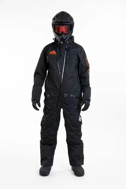 Jethwear - The One V2  Skall Black/Orange, L 