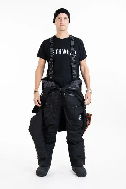 Jethwear - The One V2  Skall Black/Orange, L 