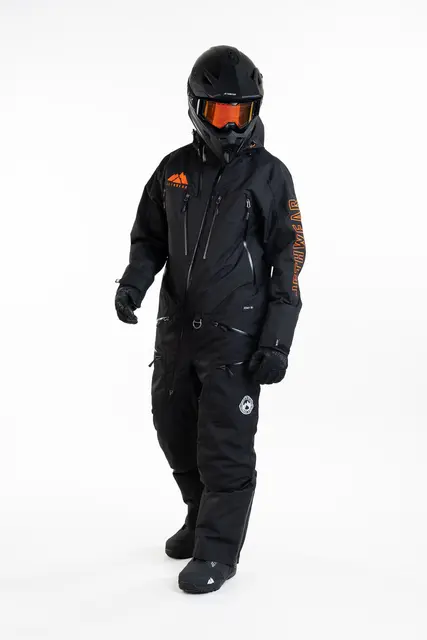 Jethwear - The One V2  Skall Black/Orange, L 