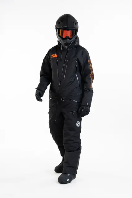 Jethwear - The One V2  Skall Black/Orange, L 